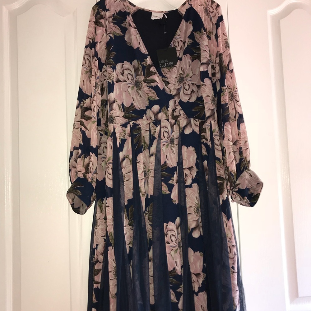 ASOS curve beautiful floral dress